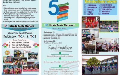 15 Oktober 2018: Pembukaan Pendaftaran Murid Baru